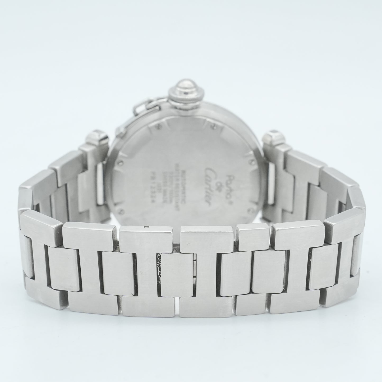 Cartier Pasha C Silver Unisex Watch Ref. W31010M7 Steel 35mm