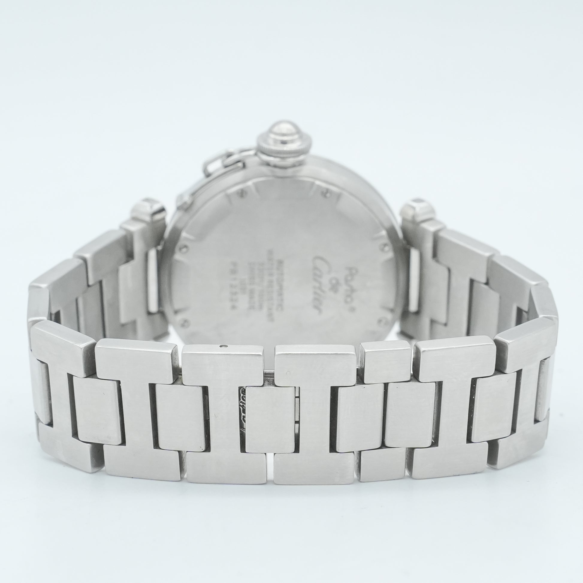 Cartier Pasha C Silver Unisex Watch Ref. W31010M7 Steel 35mm