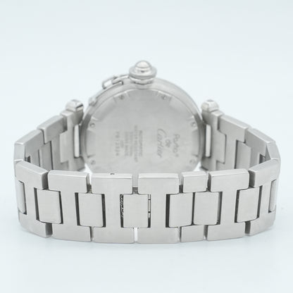 Cartier Pasha C Silver Unisex Watch Ref. W31010M7 Steel 35mm