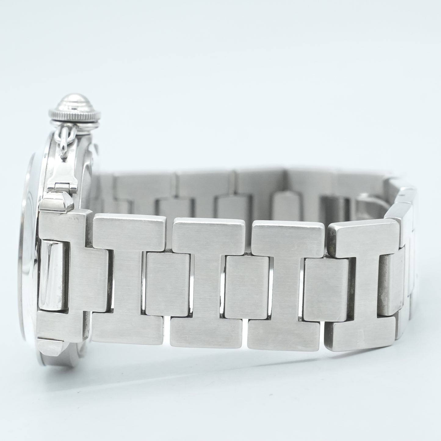 Cartier Pasha C Silver Unisex Watch Ref. W31010M7 Steel 35mm
