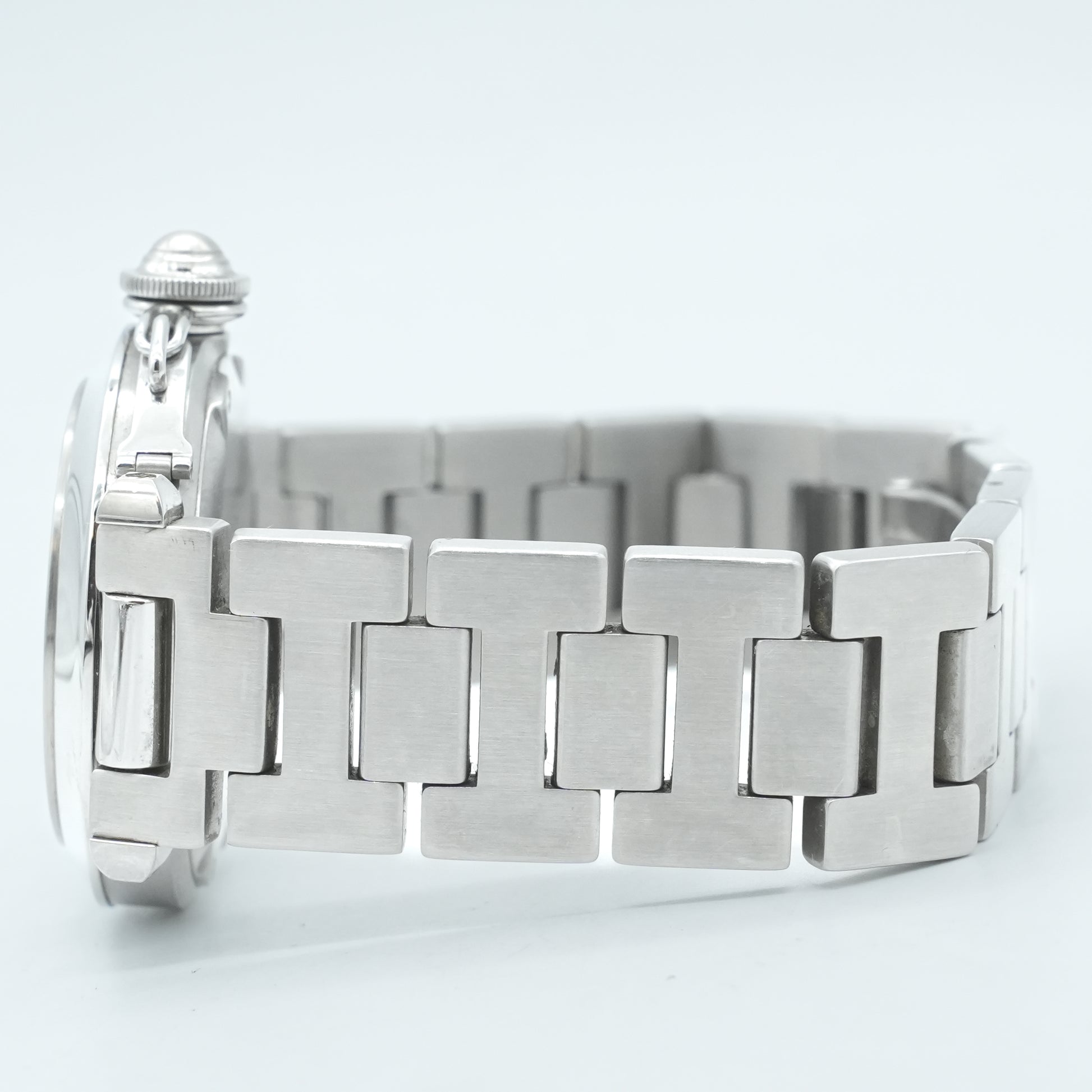 Cartier Pasha C Silver Unisex Watch Ref. W31010M7 Steel 35mm