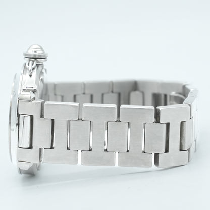 Cartier Pasha C Silver Unisex Watch Ref. W31010M7 Steel 35mm