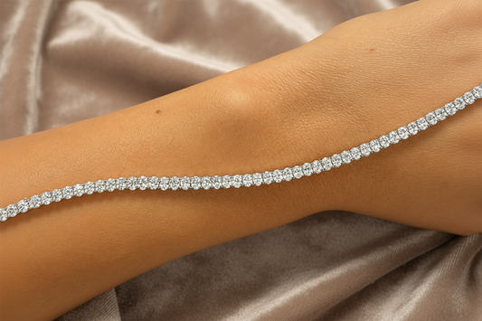 Lab Grown Diamond BRAC10250~ 7.34 carat Tennis Bracelet