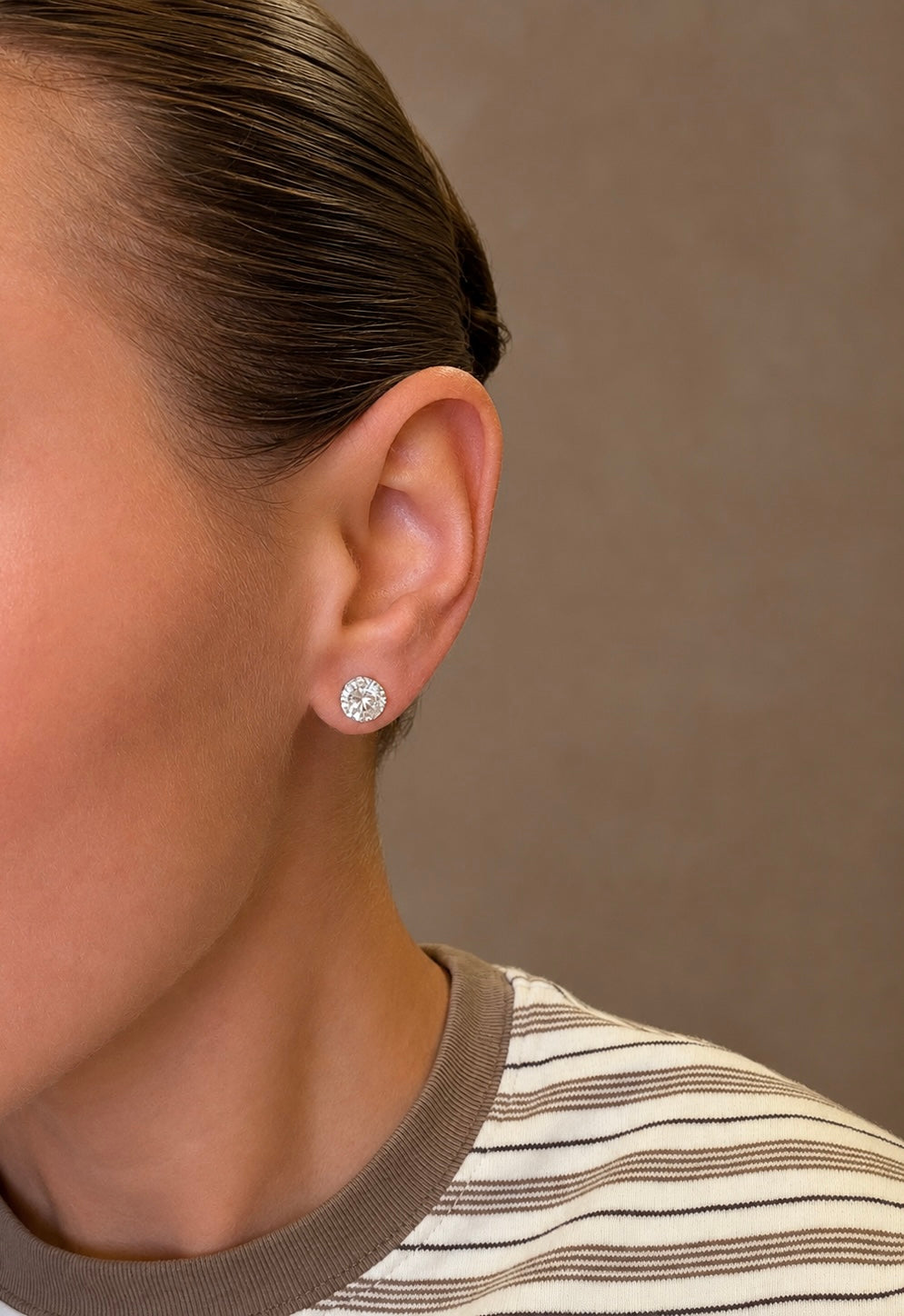 Lab Grown Diamond Studs EARR10317 ~ 3.16 carats