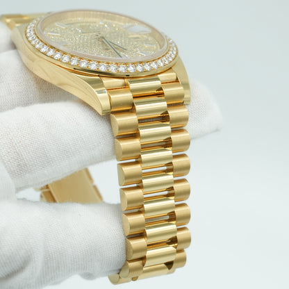 Rolex Day-Date 40mm 228348RBR Yellow Gold Diamond Dial
