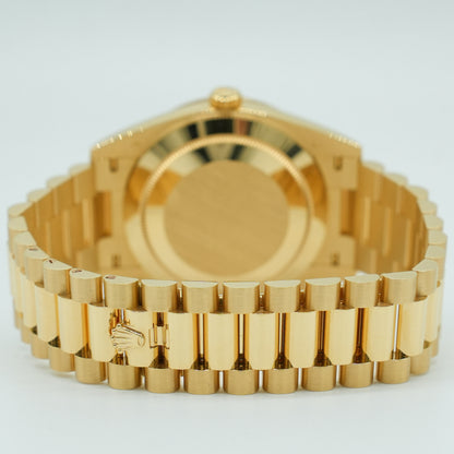 Rolex Day-Date 40mm 228348RBR Yellow Gold Diamond Dial