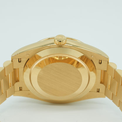 Rolex Day-Date 40mm 228348RBR Yellow Gold Diamond Dial