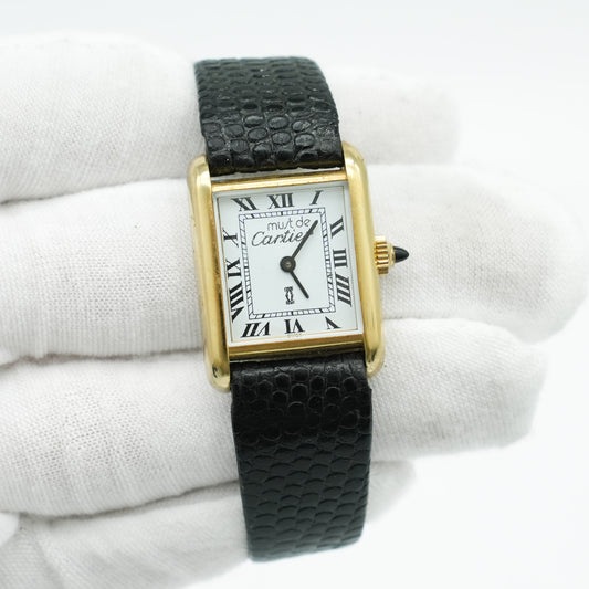 Cartier Tank Must de Vermeil Yellow Gold