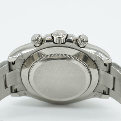 Rolex Cosmograph Daytona 40mm White Gold Silver Dial 116509