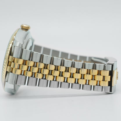 Rolex Datejust 41mm Wimbledon Dial 126333 Two Tone Yellow Gold/Steel