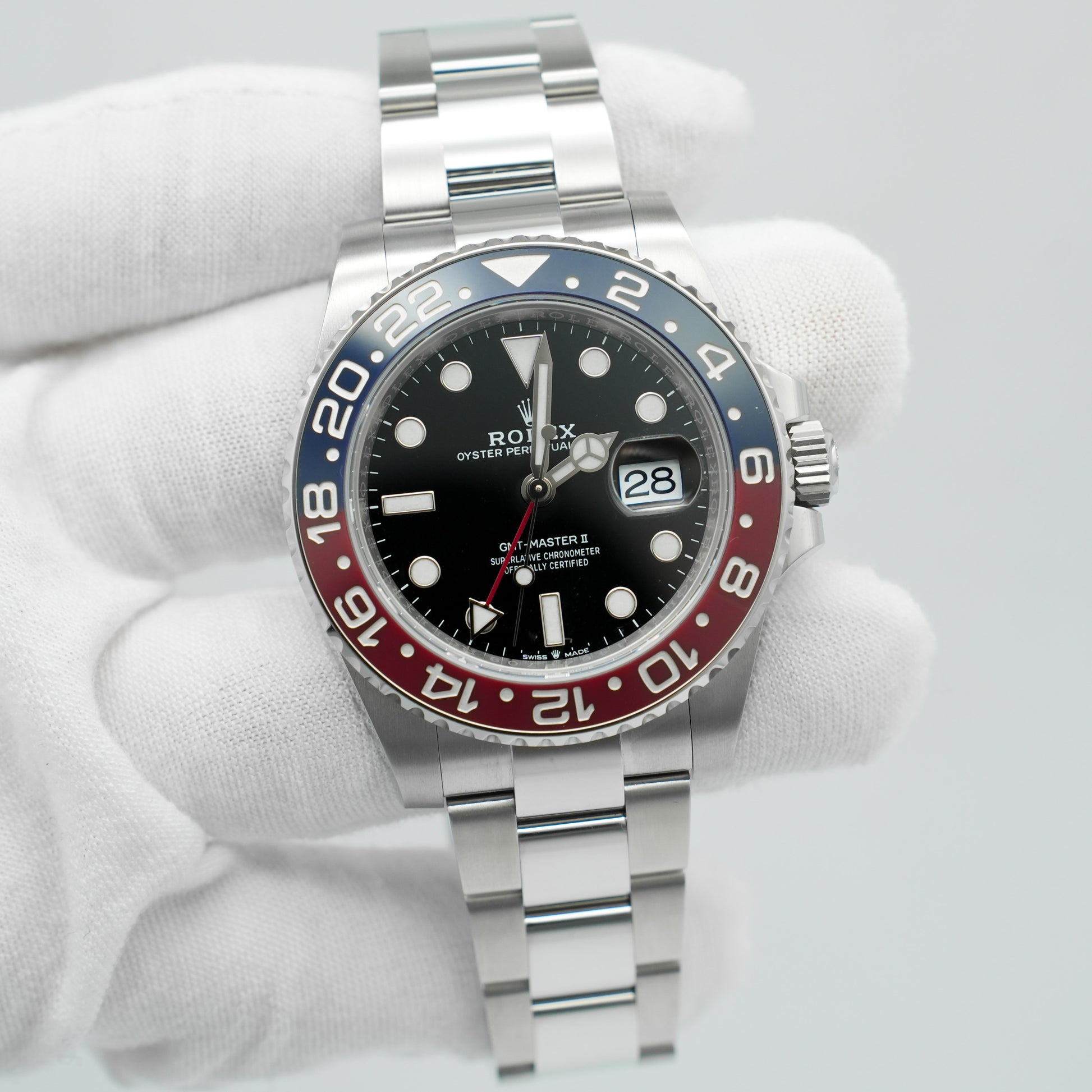 Rolex GMT-Master II 'PEPSI' BLACK Stainless Steel 40mm 126710BLRO