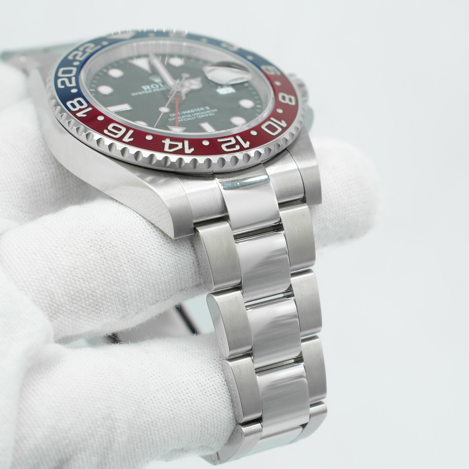 Rolex GMT-Master II 'PEPSI' BLACK Stainless Steel 40mm 126710BLRO