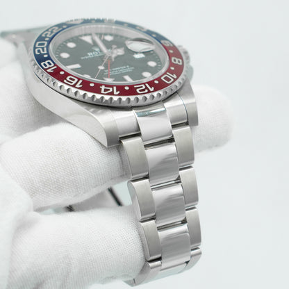 Rolex GMT-Master II 'PEPSI' BLACK Stainless Steel 40mm 126710BLRO