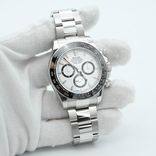 Rolex Cosmograph Daytona 126500LN Panda White Dial
