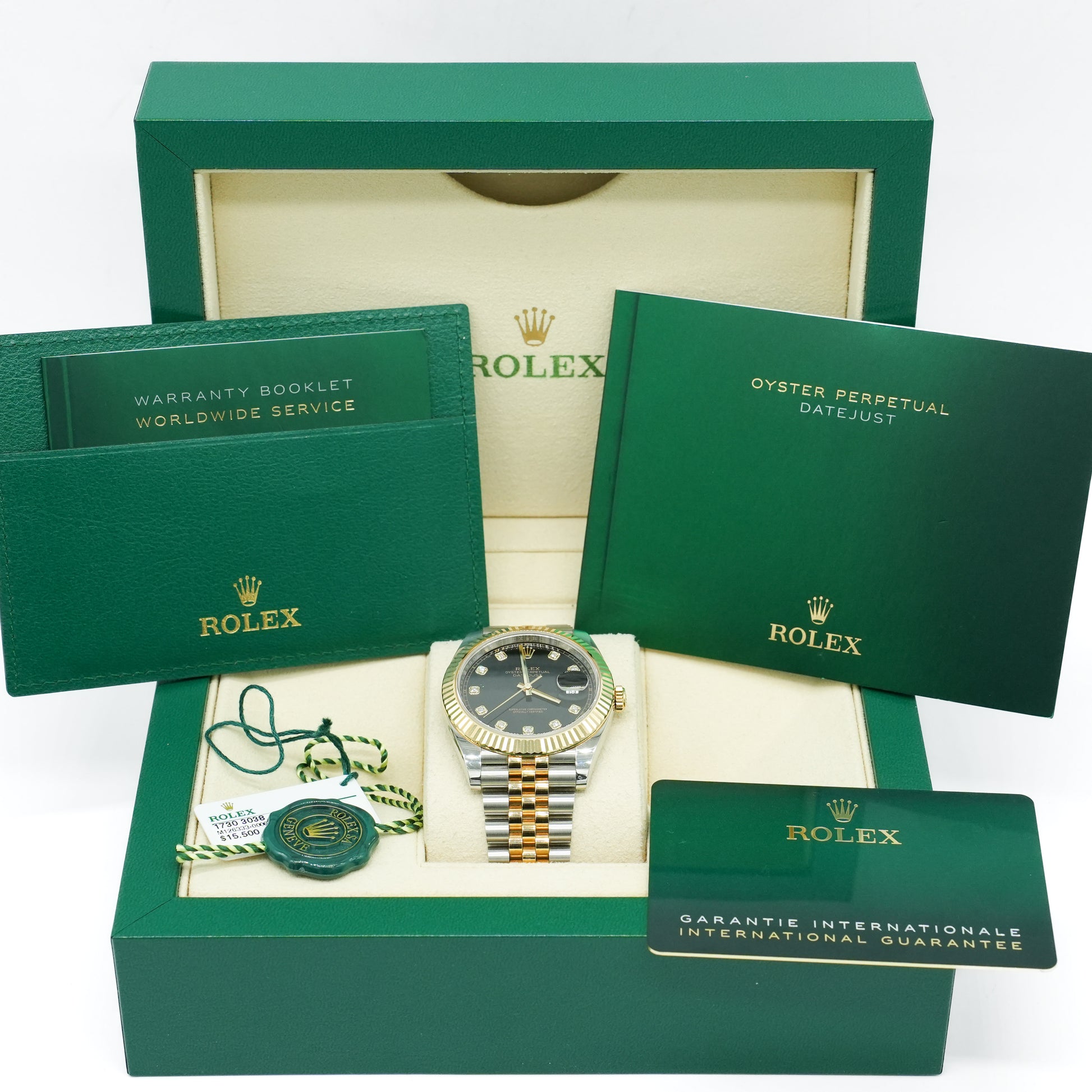 Rolex Datejust 41mm 126333 Black Diamonds Dial