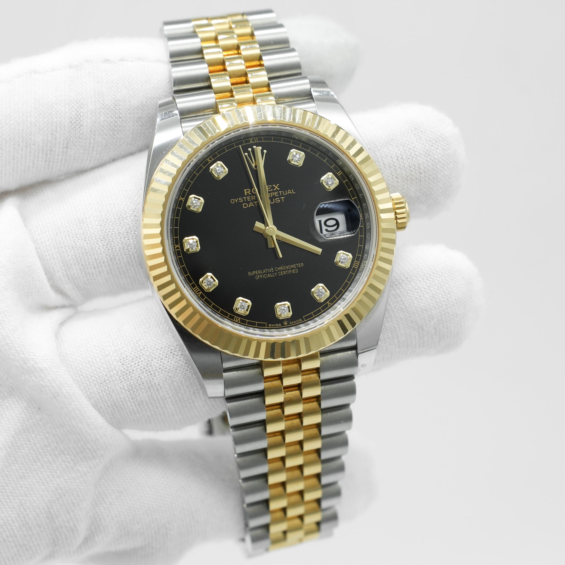 Rolex Datejust 41mm 126333 Black Diamonds Dial