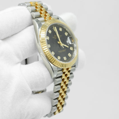 Rolex Datejust 41mm 126333 Black Diamonds Dial