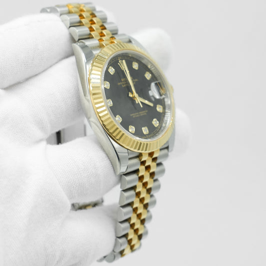 Rolex Datejust 41mm 126333 Black Diamonds Dial