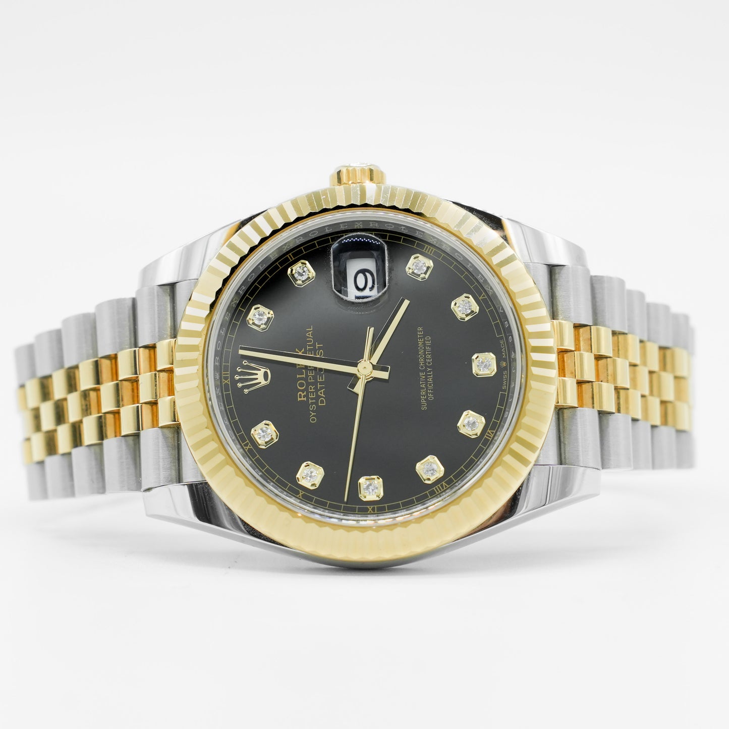 Rolex Datejust 41mm 126333 Black Diamonds Dial
