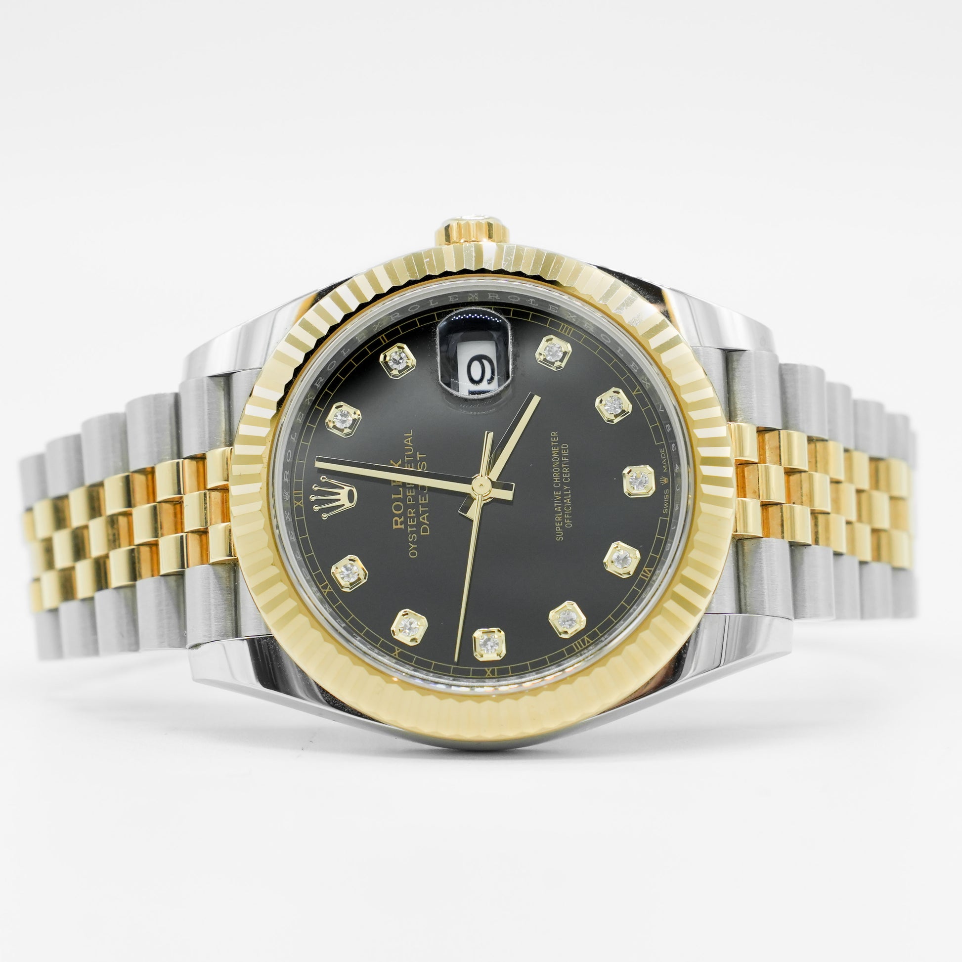 Rolex Datejust 41mm 126333 Black Diamonds Dial