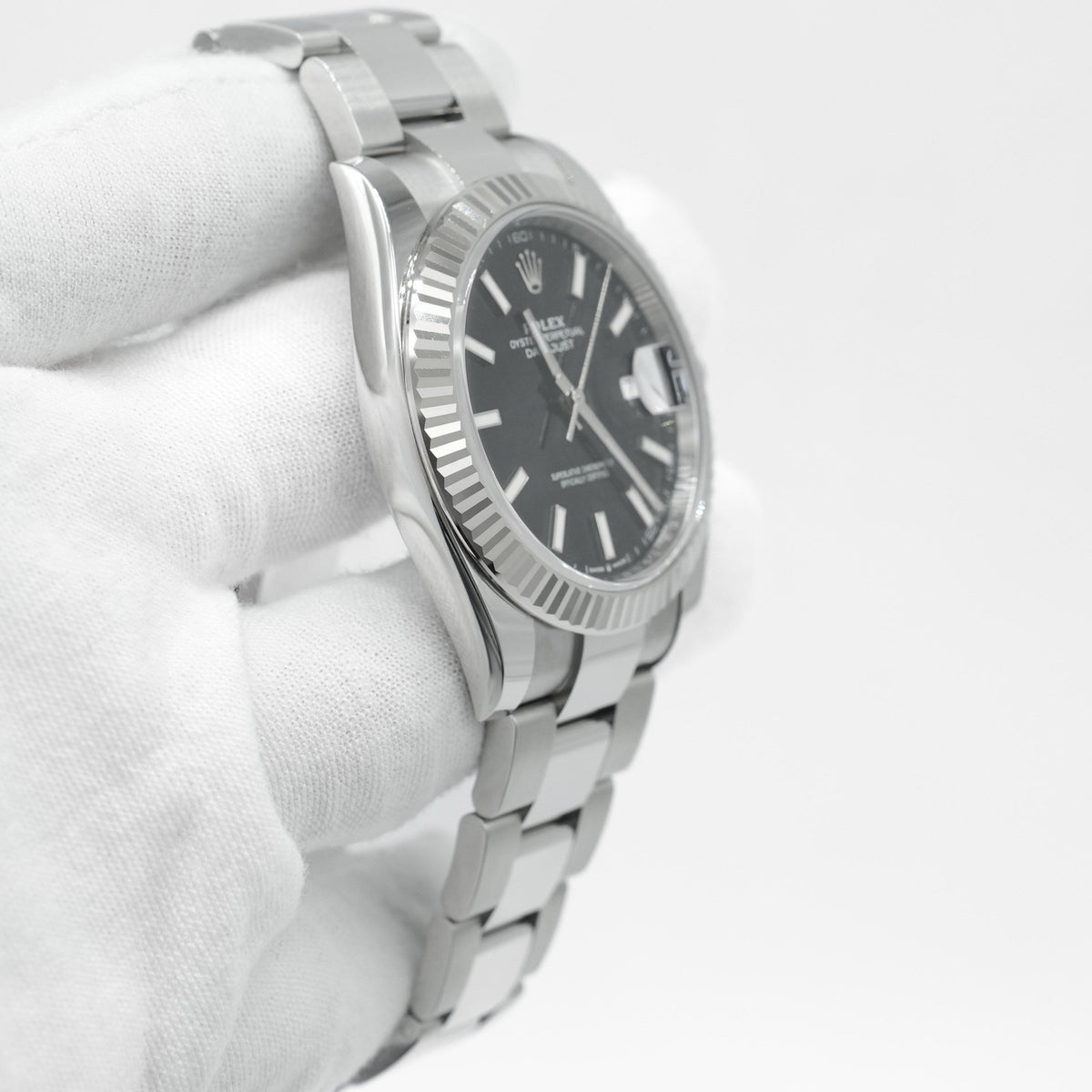 Rolex Datejust 41mm 126334 Fluted Bezel Black Dial