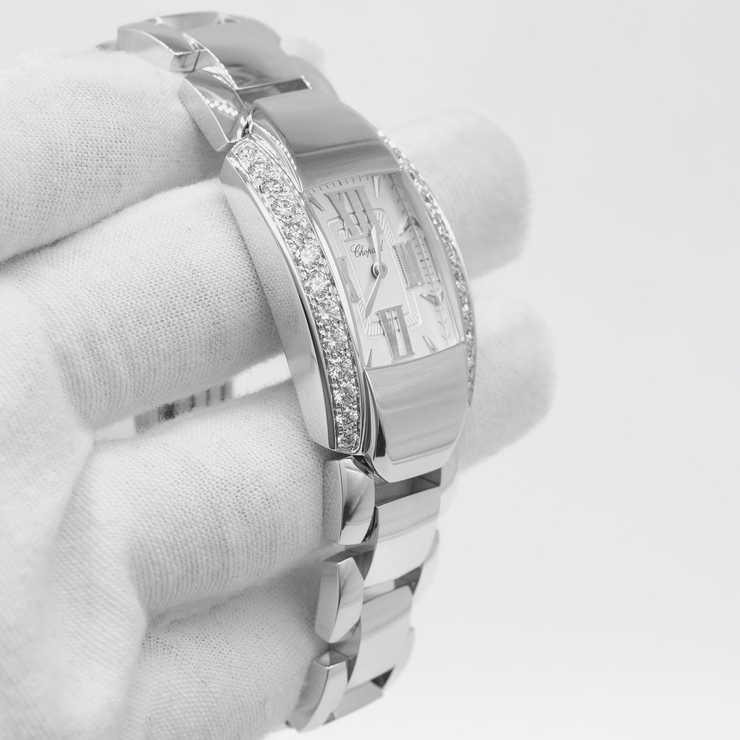 Chopard La Strada 419398-1001 18k White Gold 26mm