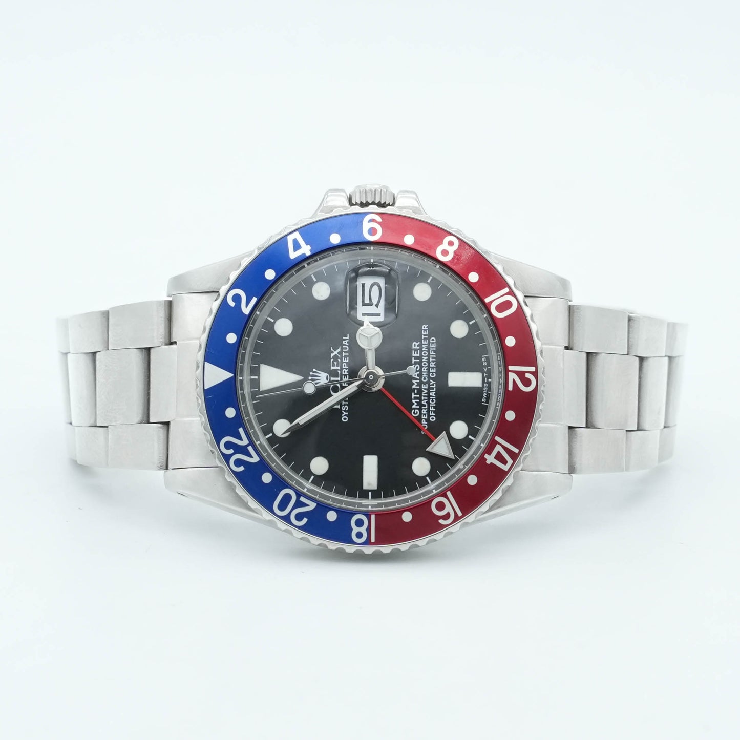 Rolex GMT-Master Pepsi 40mm Men's Automatic Watch 1675 Ebay Authentication Card