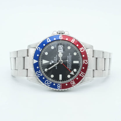Rolex GMT-Master Pepsi 40mm Men's Automatic Watch 1675 Ebay Authentication Card