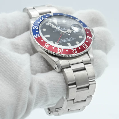 Rolex GMT-Master Pepsi 40mm Men's Automatic Watch 1675 Ebay Authentication Card