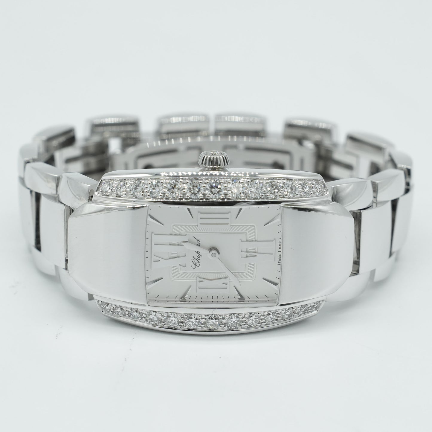 Chopard La Strada 419398-1001 18k White Gold 26mm