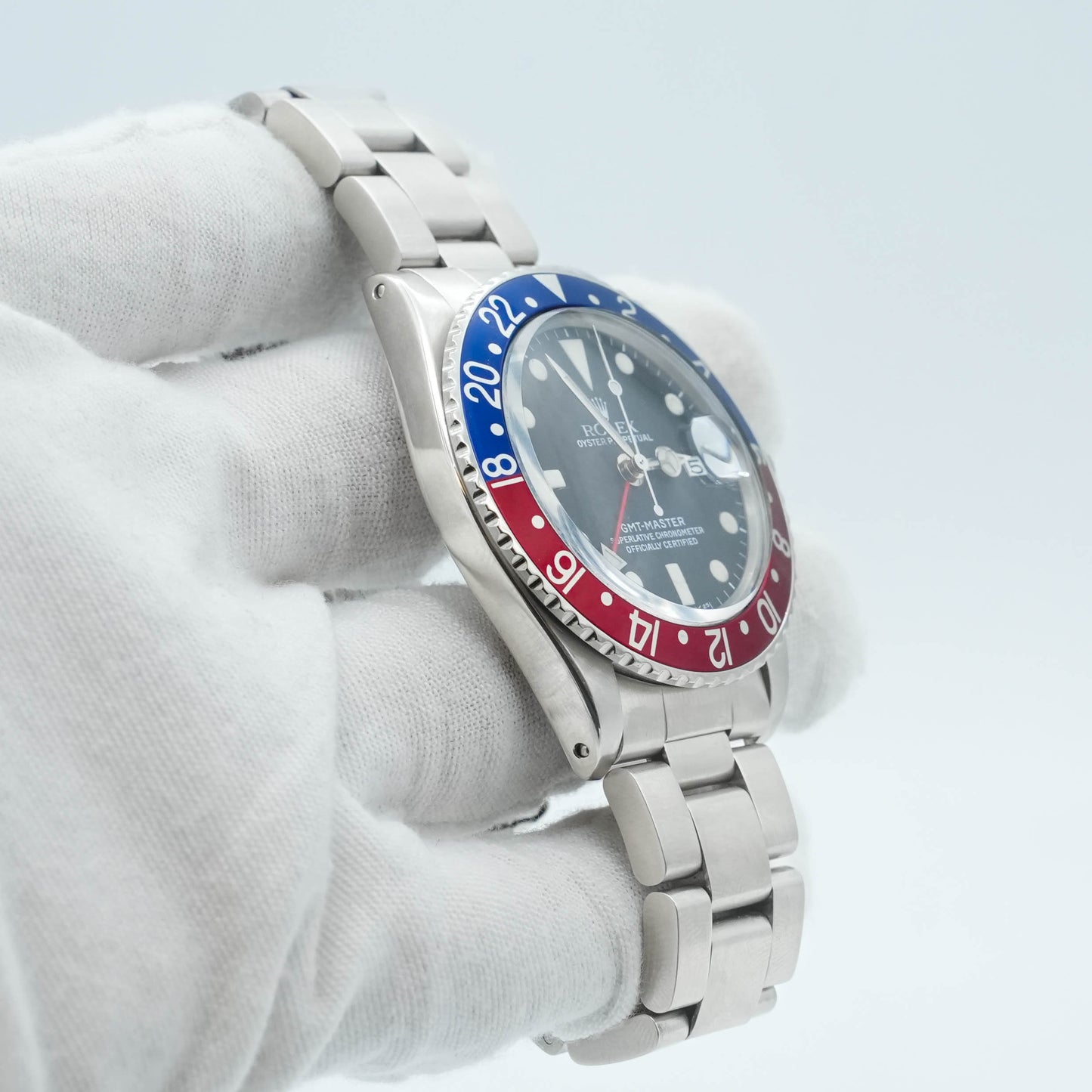 Rolex GMT-Master Pepsi 40mm Men's Automatic Watch 1675 Ebay Authentication Card