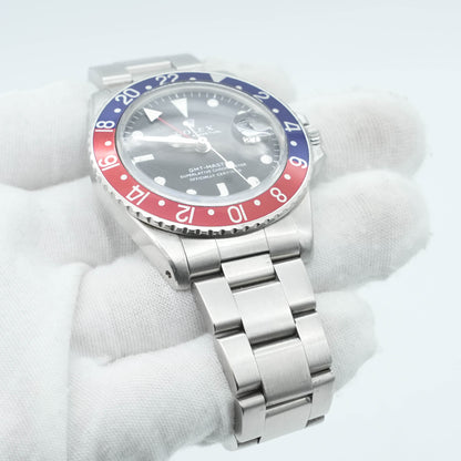Rolex GMT Master 1675 Stainless Steel Pepsi Bezel 40mm