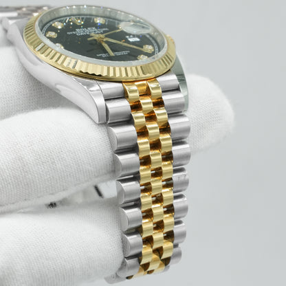 Rolex Datejust 36mm Black Diamonds Dial 126233
