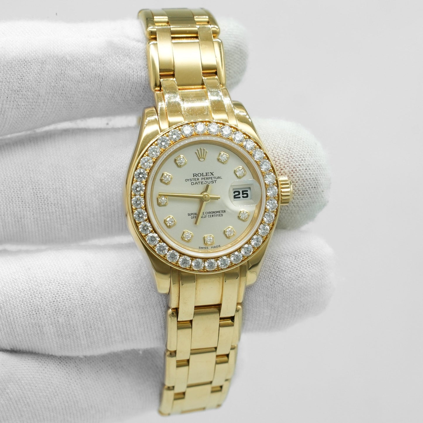Rolex Lady-Datejust Pearlmaster 80298 with Service Card
