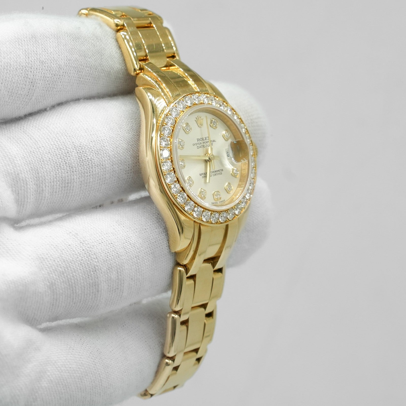 Rolex Lady-Datejust Pearlmaster 80298 with Service Card