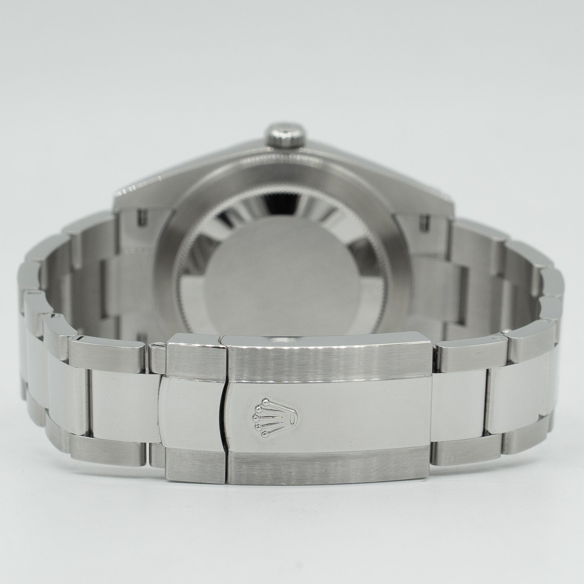 Rolex Datejust 41mm Stainless Steel Factory Black Diamond Dial 126334