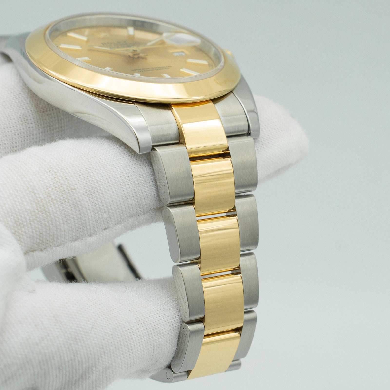 Rolex Datejust 41mm 126303 Champagne Index Dial Oyster Bracelet