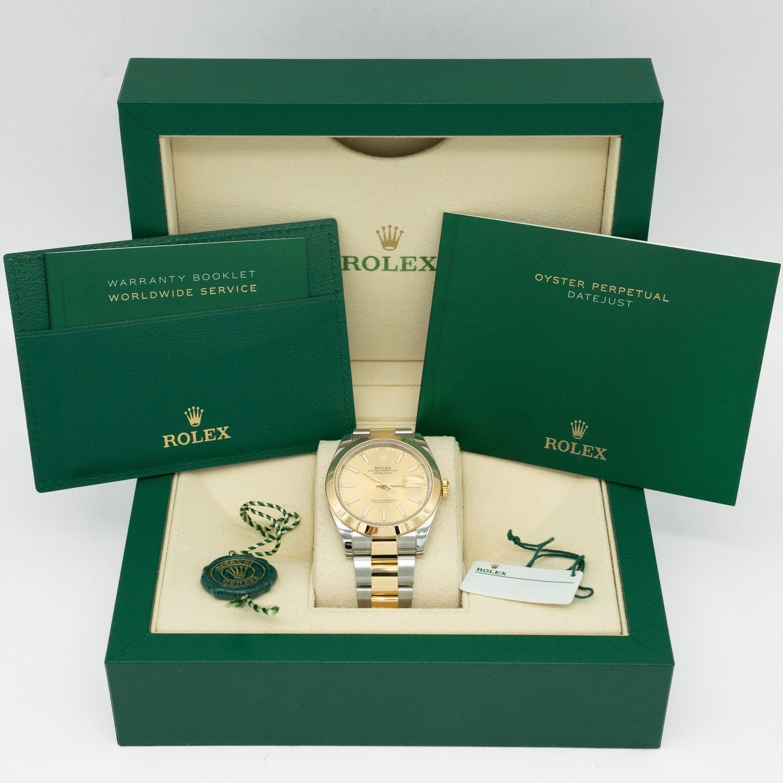 Rolex Datejust 41mm 126303 Champagne Index Dial Oyster Bracelet