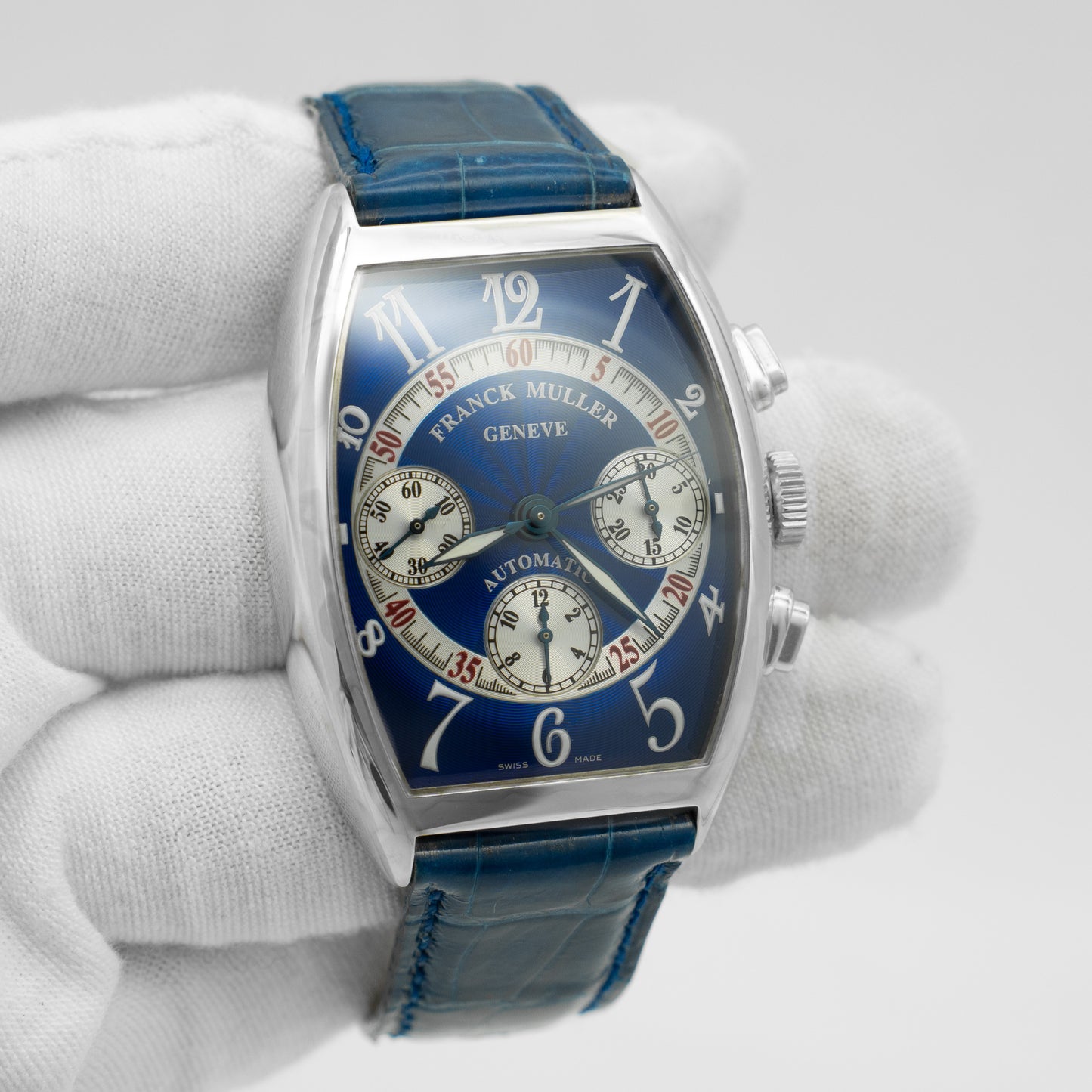 Franck Muller Cintrée Curvex 7850 CC White gold