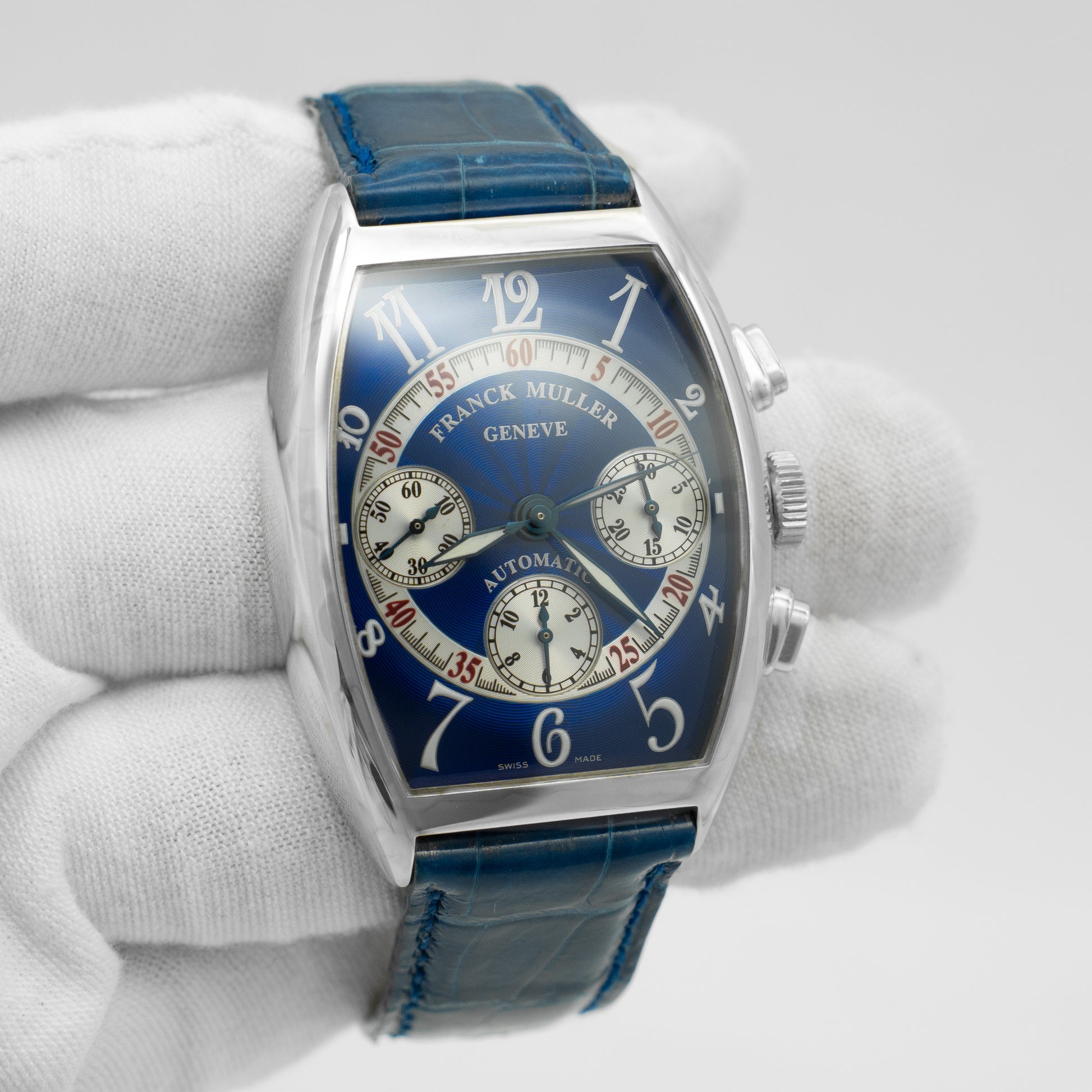 Franck Muller Cintrée Curvex 7850 CC White gold