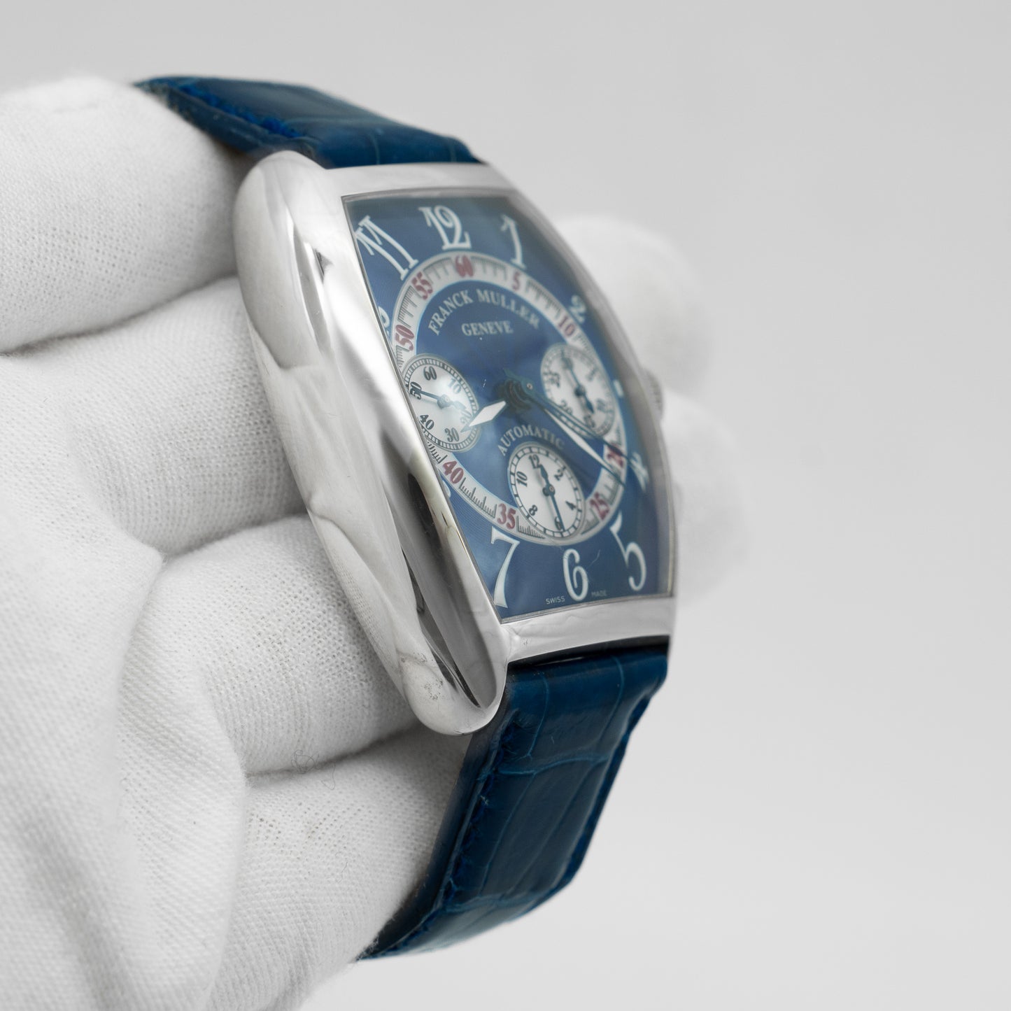Franck Muller Cintrée Curvex 7850 CC White gold