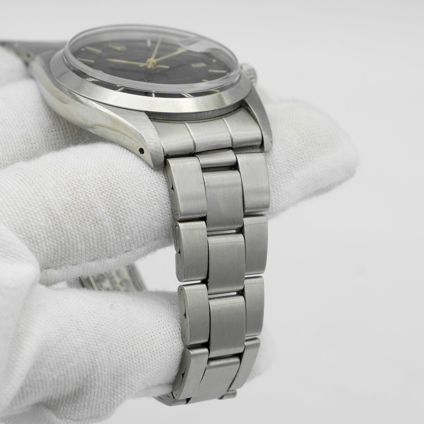 Rolex Oysterdate Precision 6694 Black Dial Oyster Bracelet 34mm