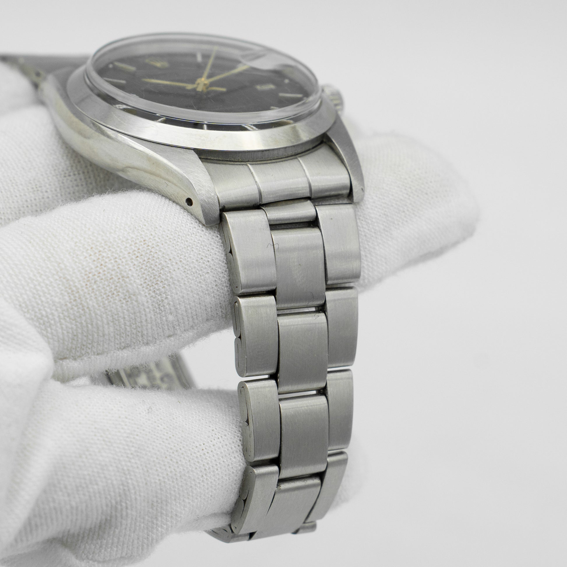 Rolex Oysterdate Precision 6694 Black Dial Oyster Bracelet 34mm