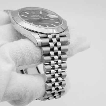 Rolex Datejust 41mm 126300 Jubilee Bracelet with Rhodium dial
