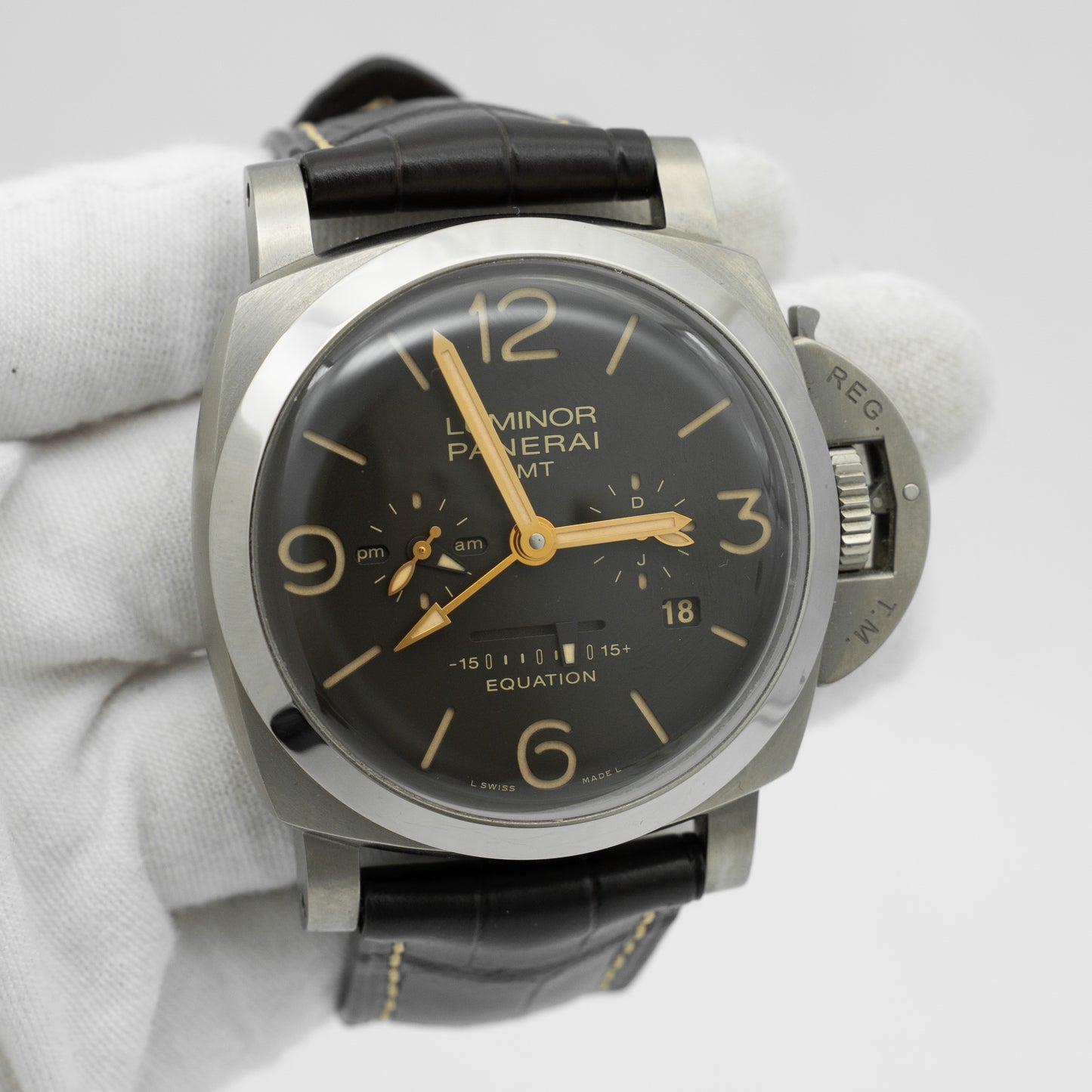 Panerai 8 Days Gmt Equation Of Time Luminor 1950 PAM00656 47mm