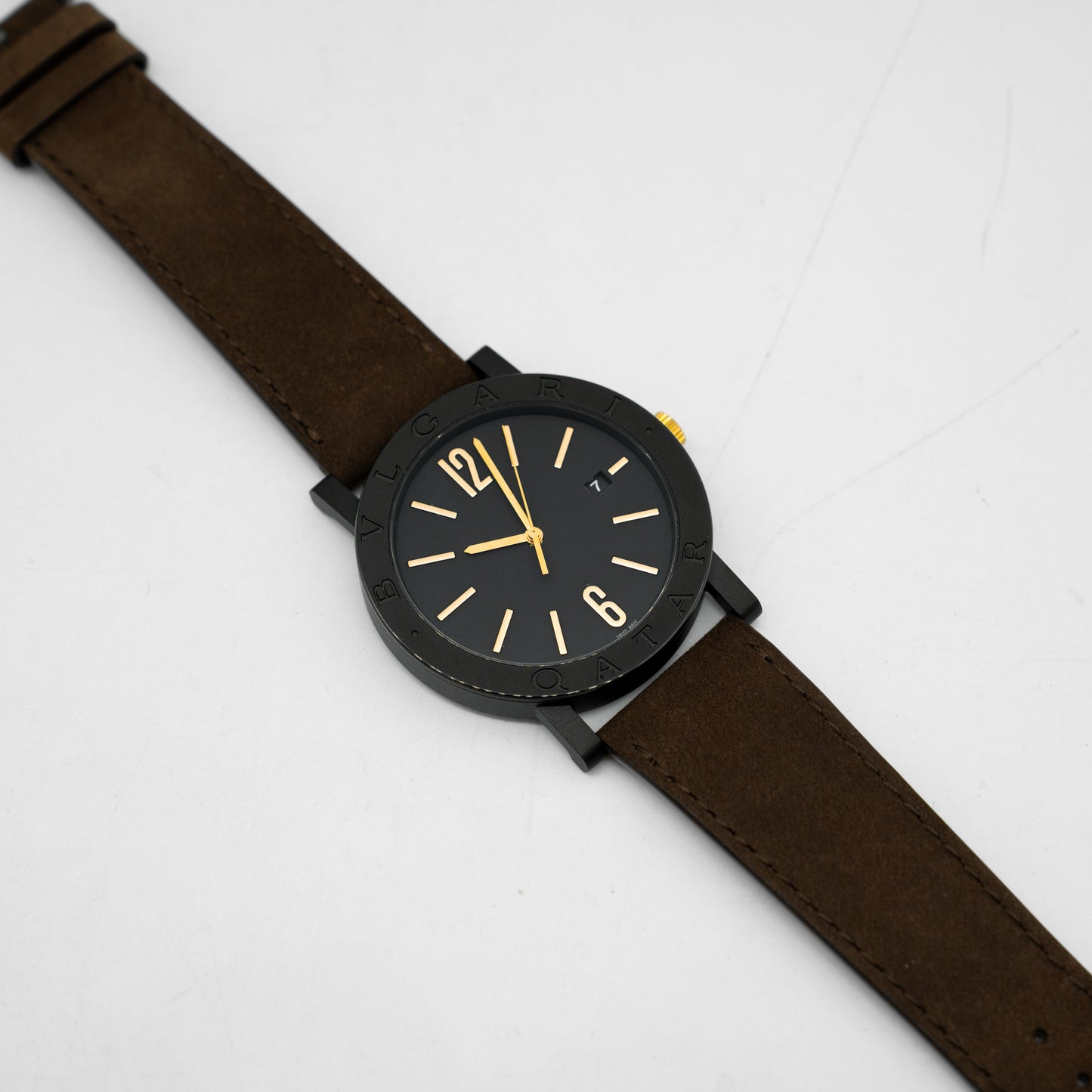 Bulgari 103556 41mm stainless steel Black Dial