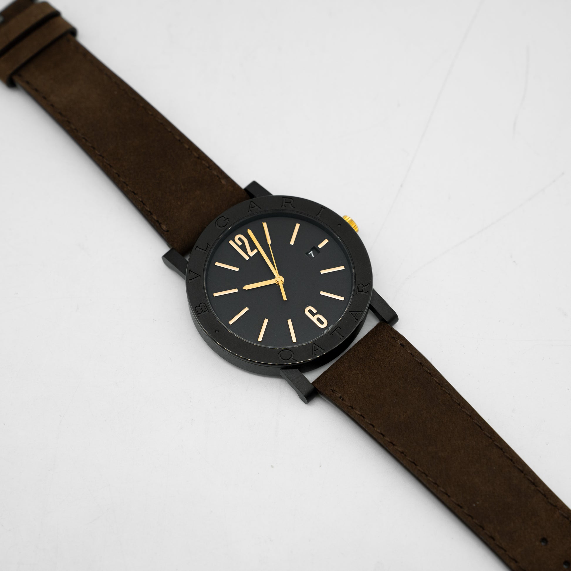 Bulgari 103556 41mm stainless steel Black Dial