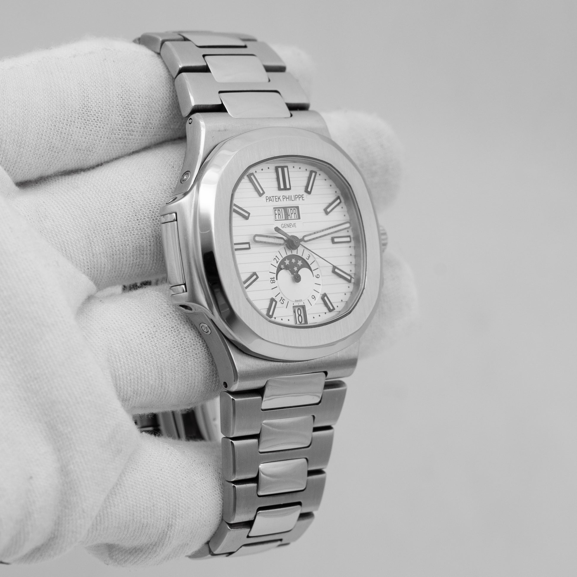 Patek Philippe Nautilus 5726/1A-010 Annual Calendar Moon Phases Stainless Steel