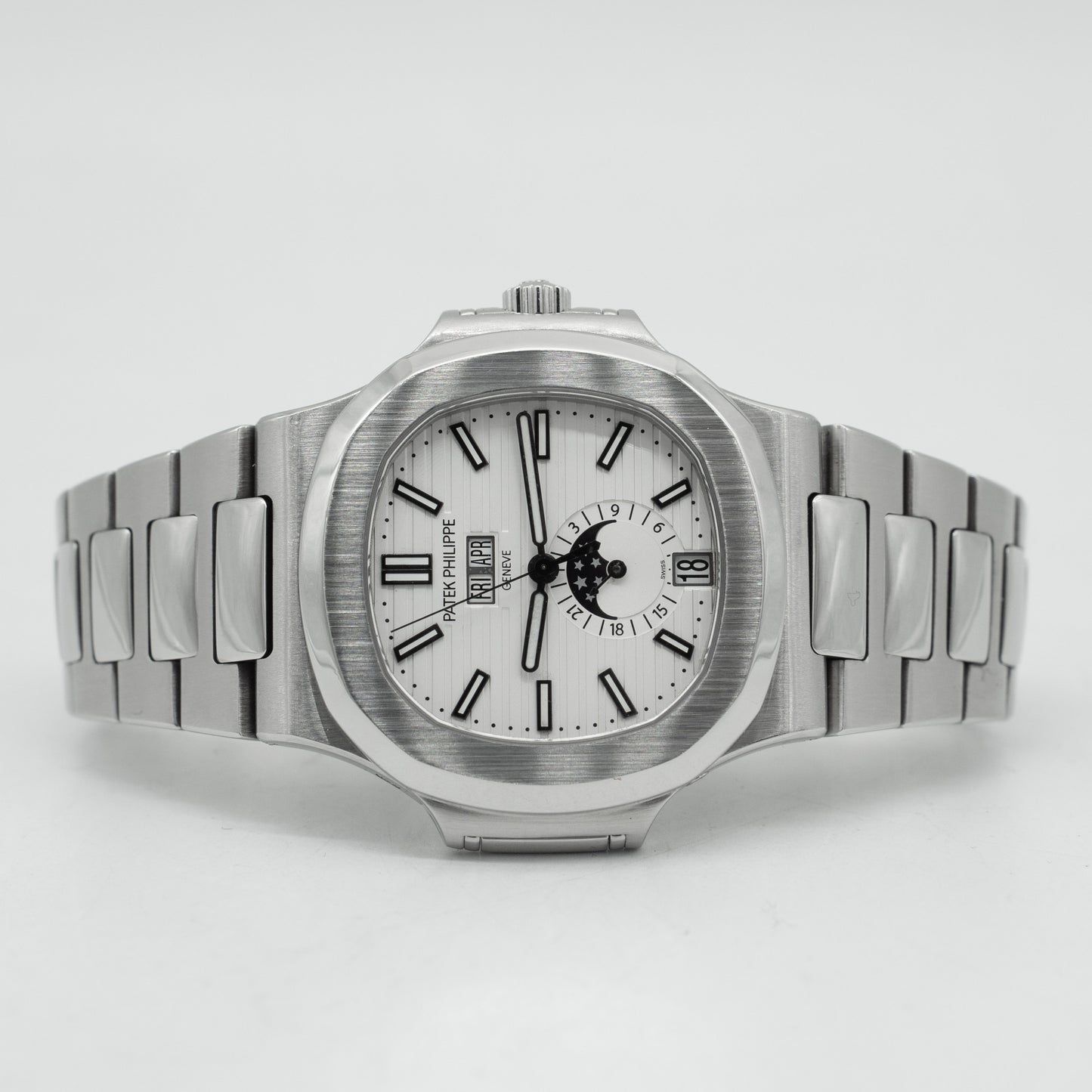 Patek Philippe Nautilus 5726/1A-010 Annual Calendar Moon Phases Stainless Steel