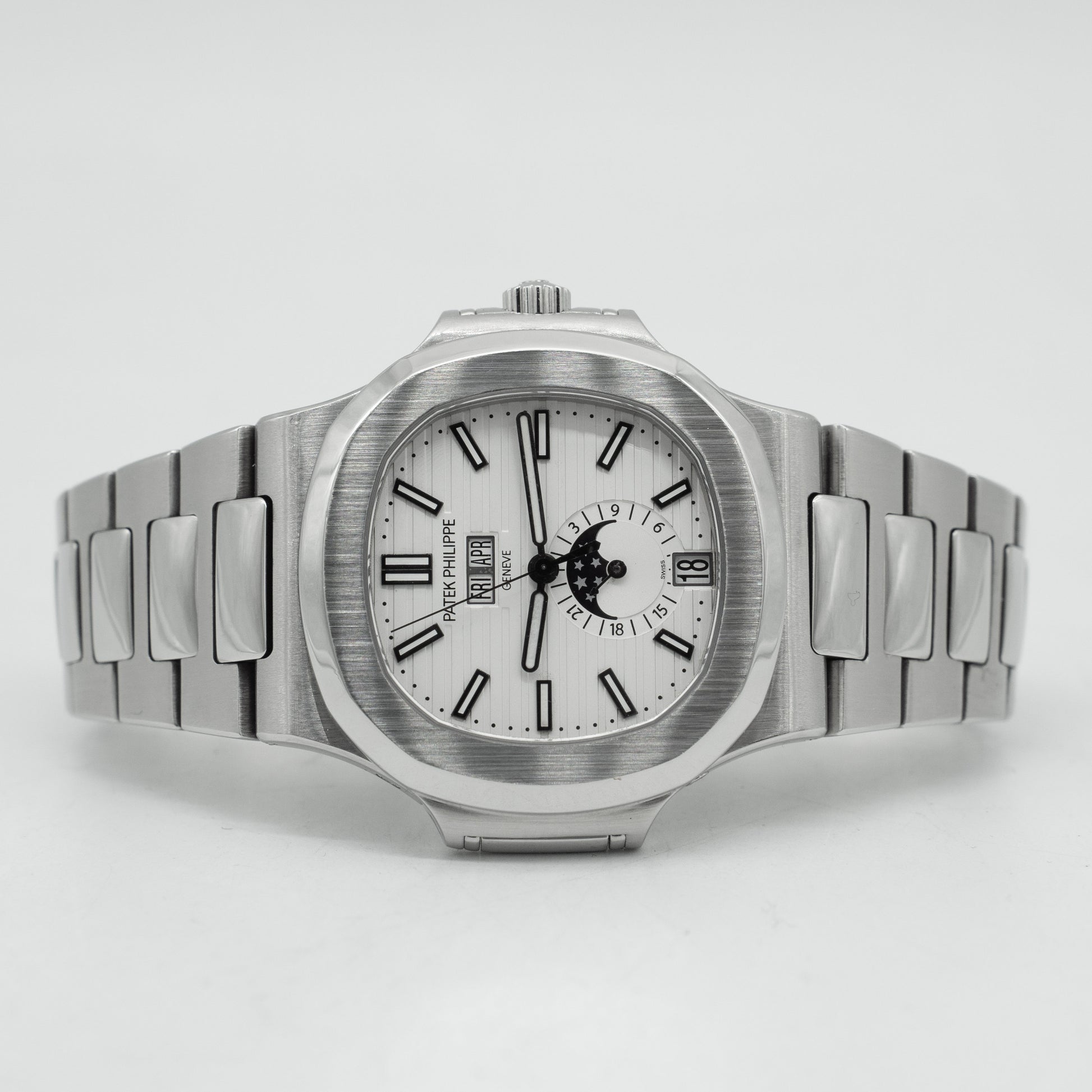 Patek Philippe Nautilus 5726/1A-010 Annual Calendar Moon Phases Stainless Steel